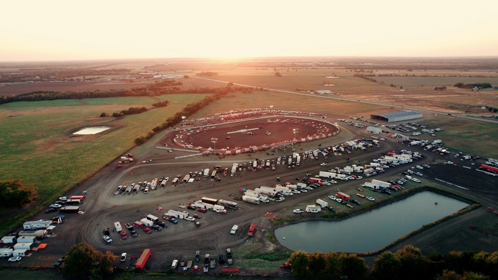 Aerial view of Rocket Raceway Park